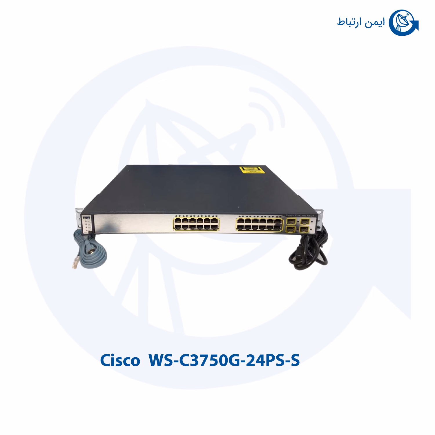 سوئیچ شبکه سیسکو مدل WS-C3750G-24PS-S