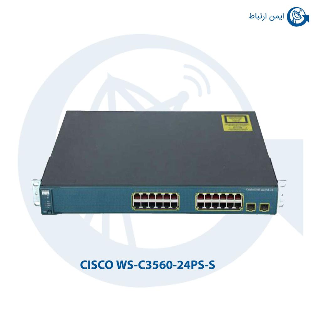 سوئیچ شبکه سیسکو WS-C3560-24PS-S