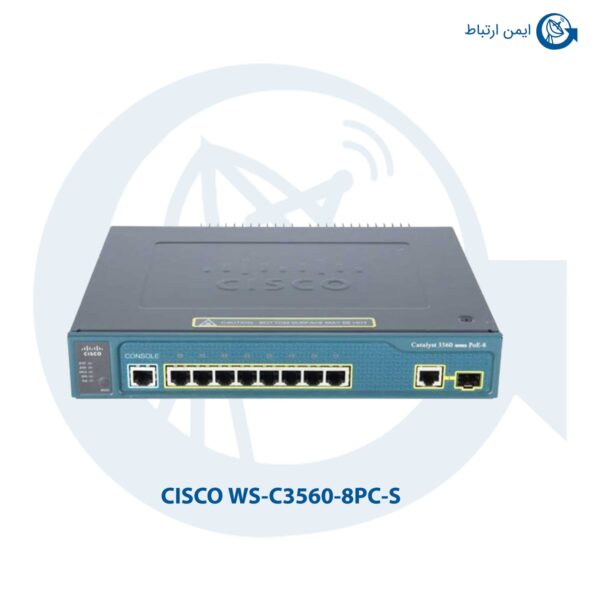 سوئیچ شبکه سیسکو WS-C3560-8PC-S