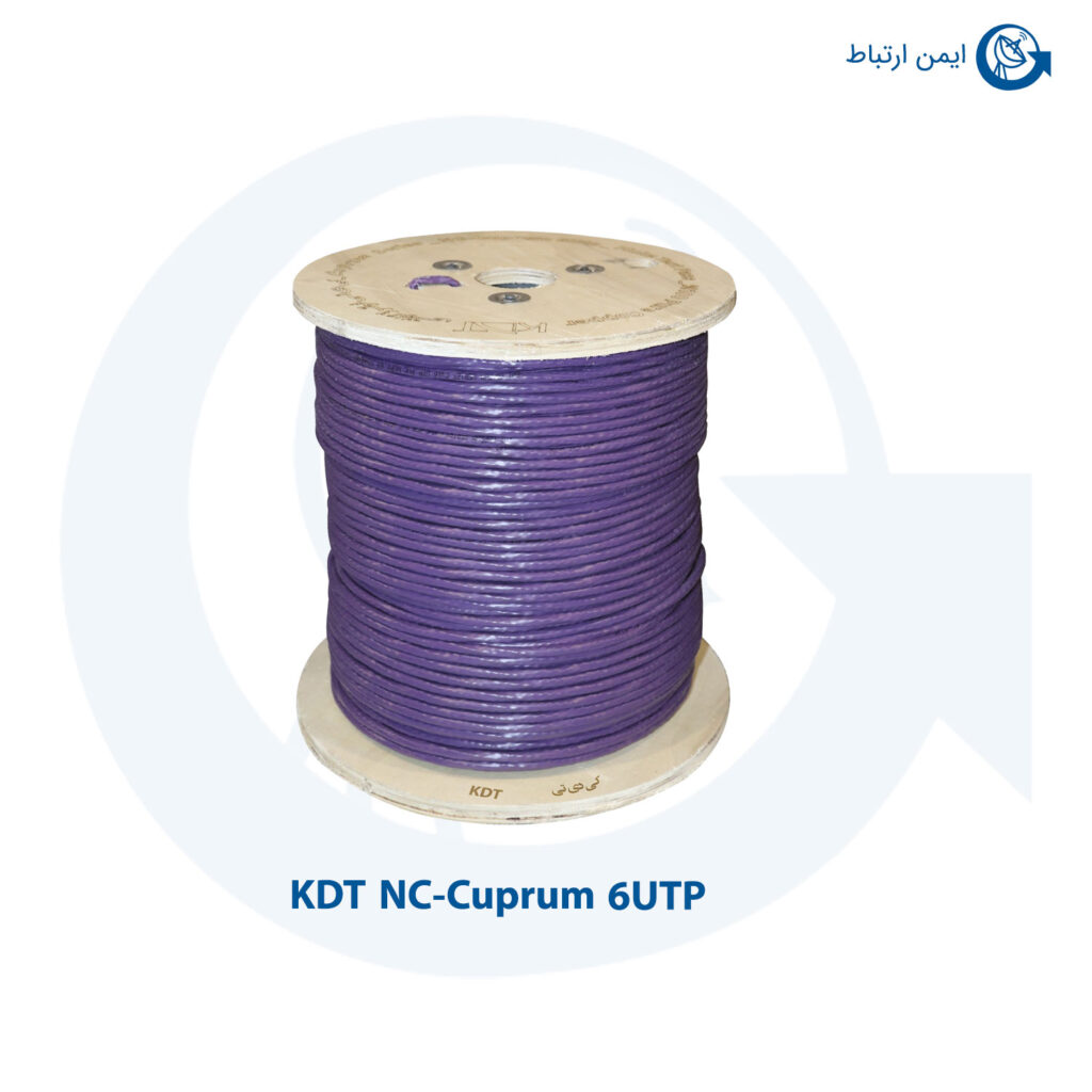 کابل شبکه مدل Cat6 UTP کی دی تی NC-Cuprum 6UTP