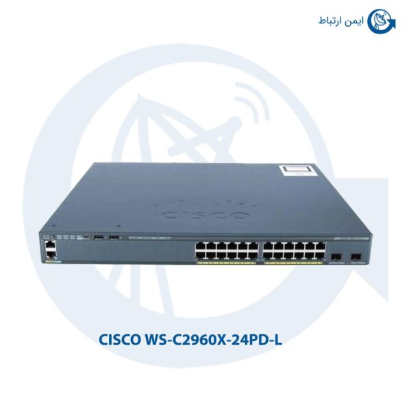 سوئیچ شبکه سیسکو WS-C2960X-24PD-L