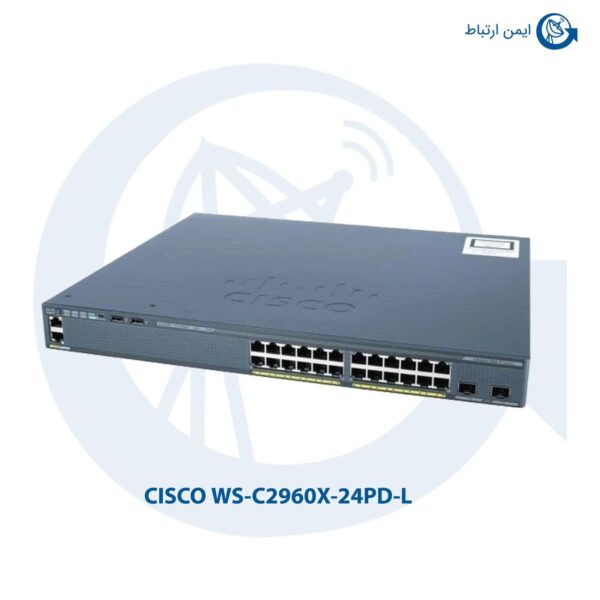 سوئیچ شبکه سیسکو WS-C2960X-24PD-L