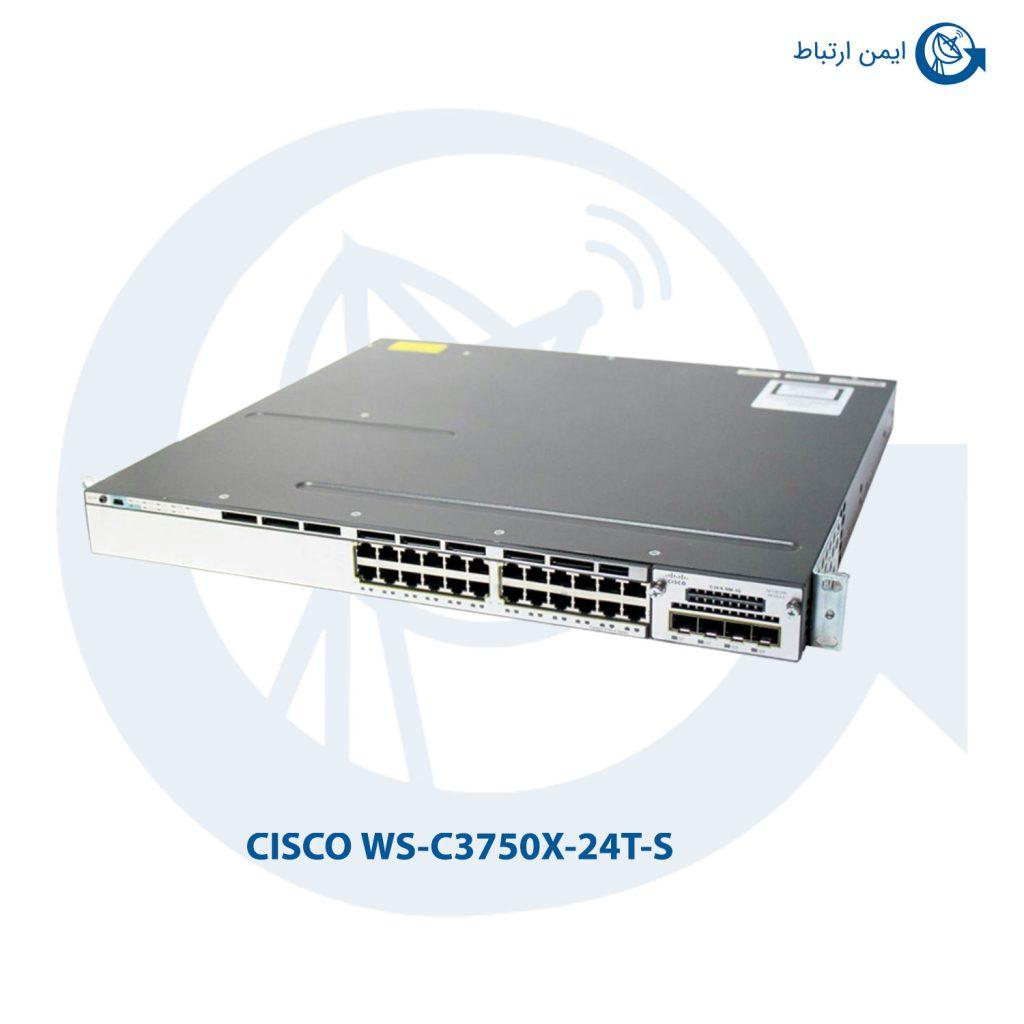 سوئیچ شبکه سیسکو WS-C3750X-24T-S