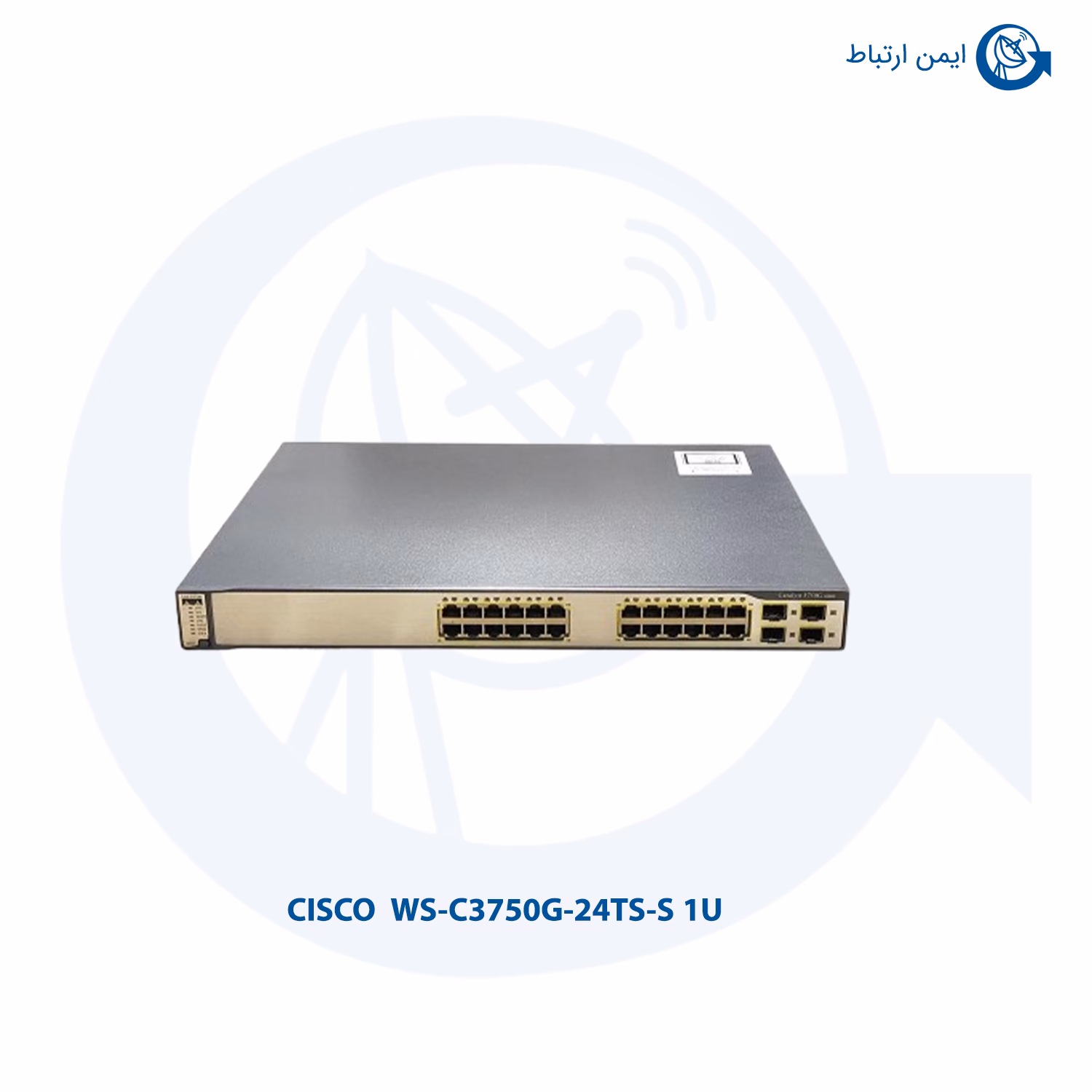 سوئیچ شبکه سیسکو مدل WS-C3750G-24TS-S 1U