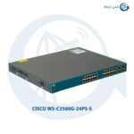 سوئیچ شبکه سیسکو WS-C3560G-24PS-S