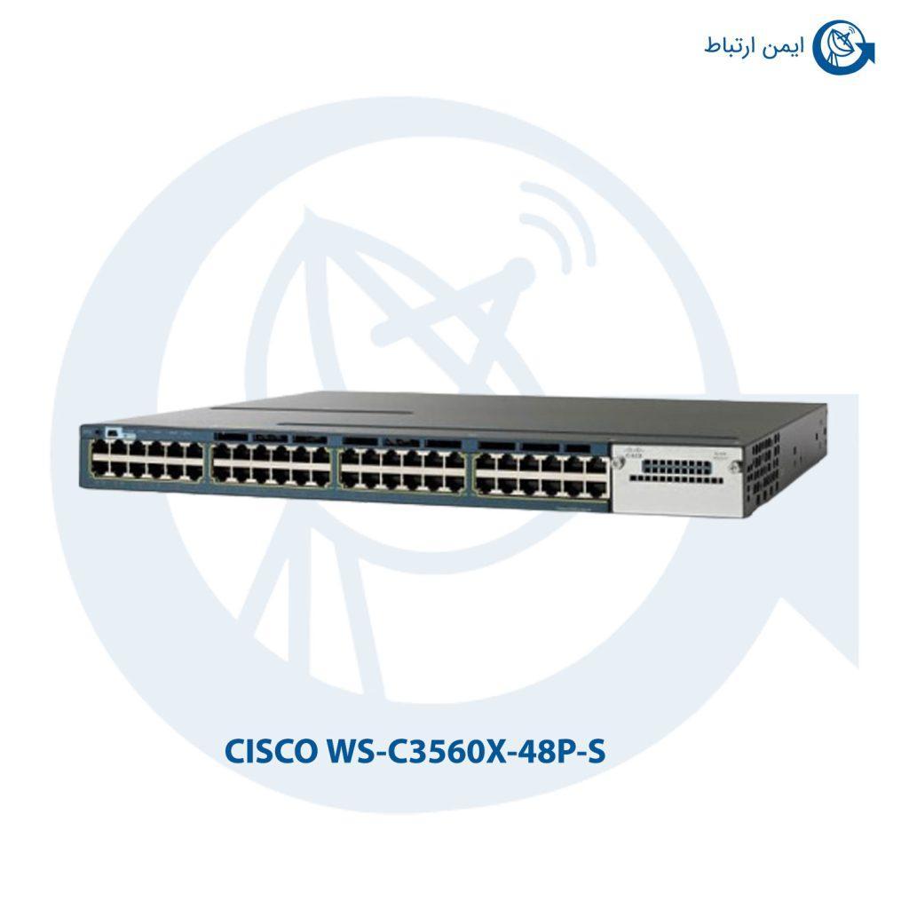 سوئیچ شبکه سیسکو WS-C3560X-48P-S