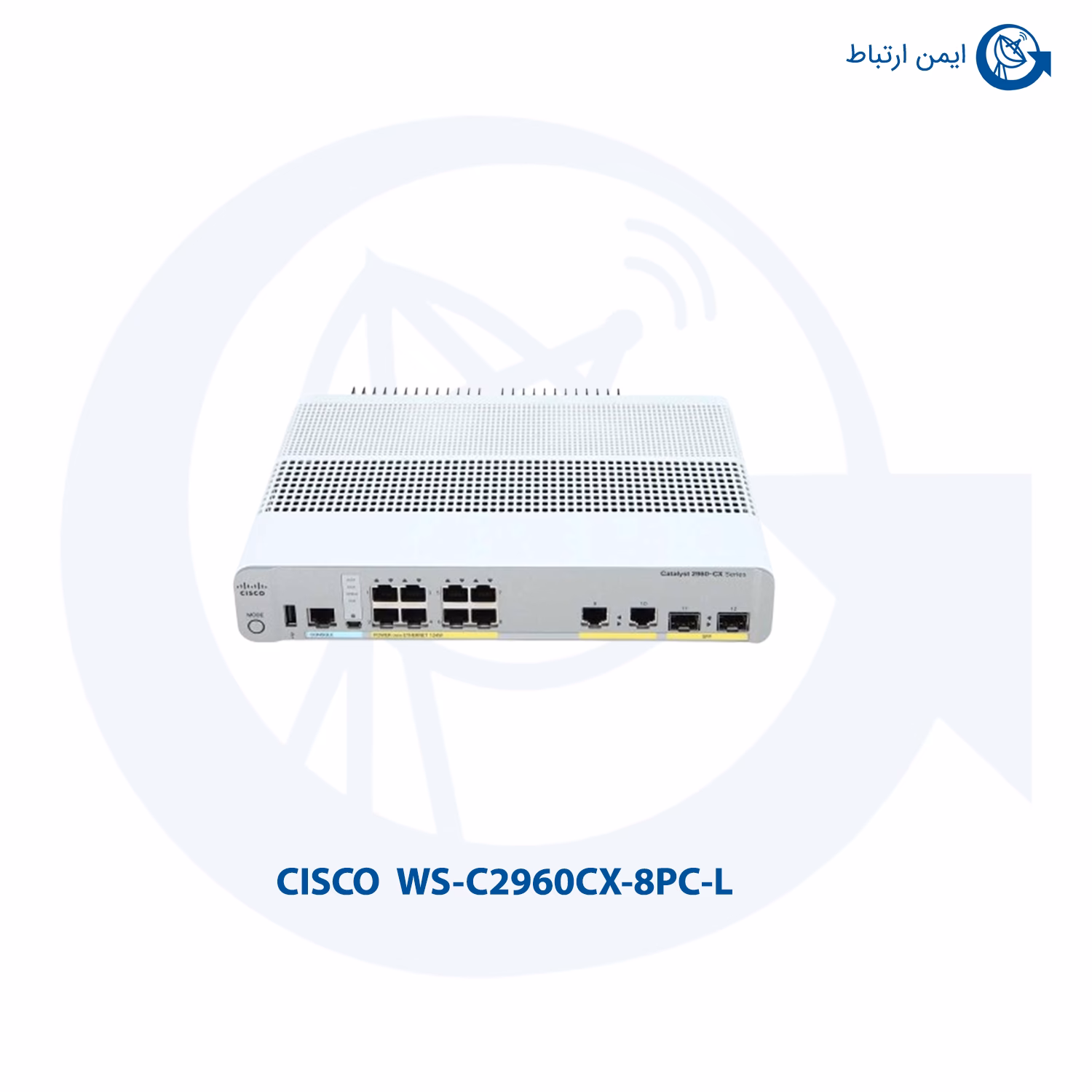 سوئیچ شبکه سیسکو WS-C2960CX-8PC-L