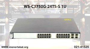 سوئیچ سیسکو WS-C3750G-24TS-S 1U