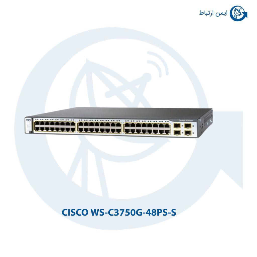 سوئیچ شبکه سیسکو WS-C3750G-48PS-S