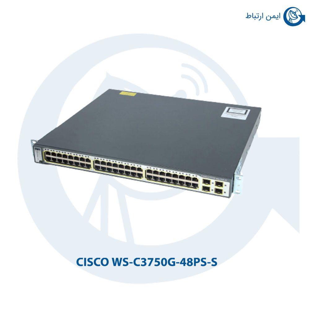 سوئیچ شبکه سیسکو WS-C3750G-48PS-S