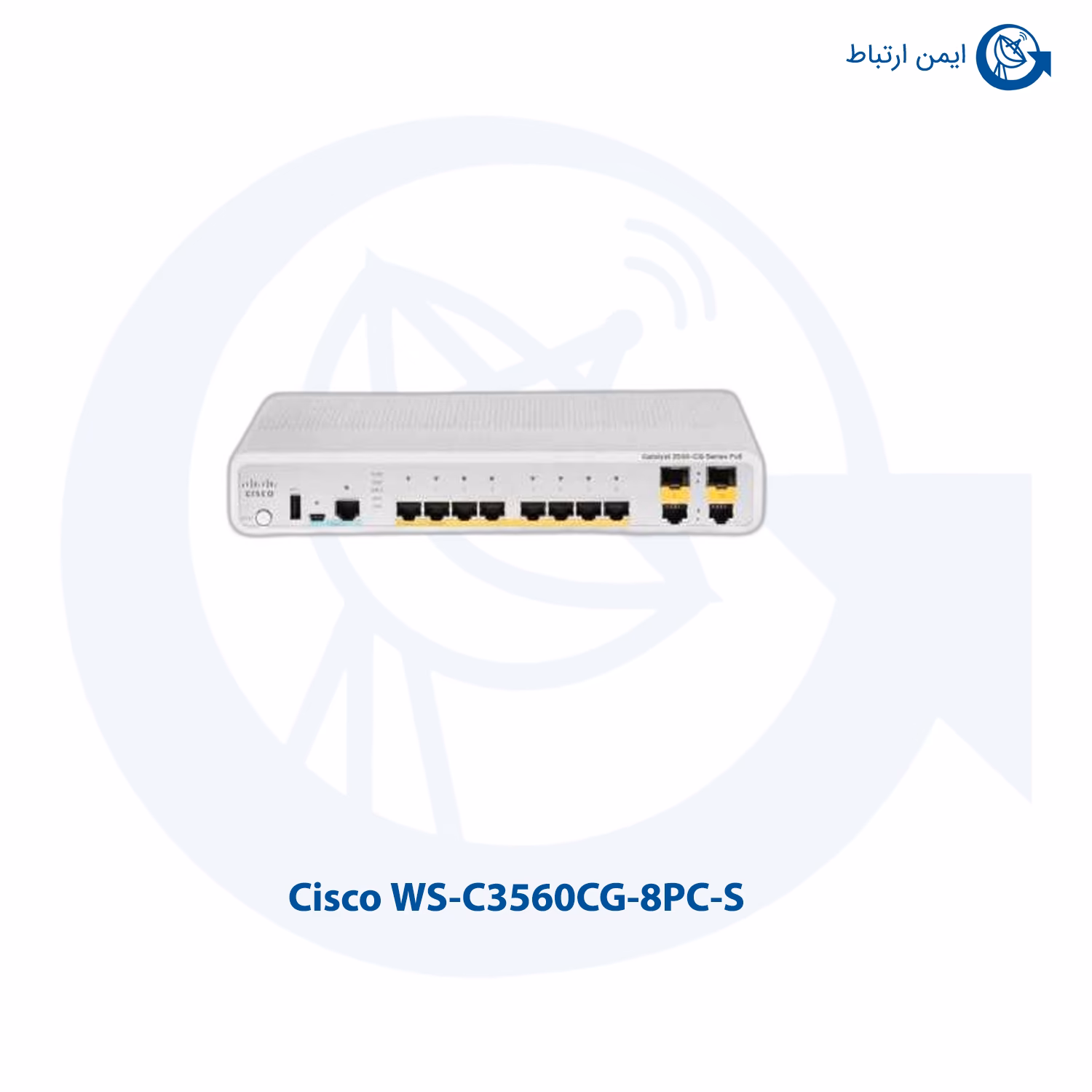 سوئیچ شبکه سیسکو مدل WS-C3560CG-8PC-S