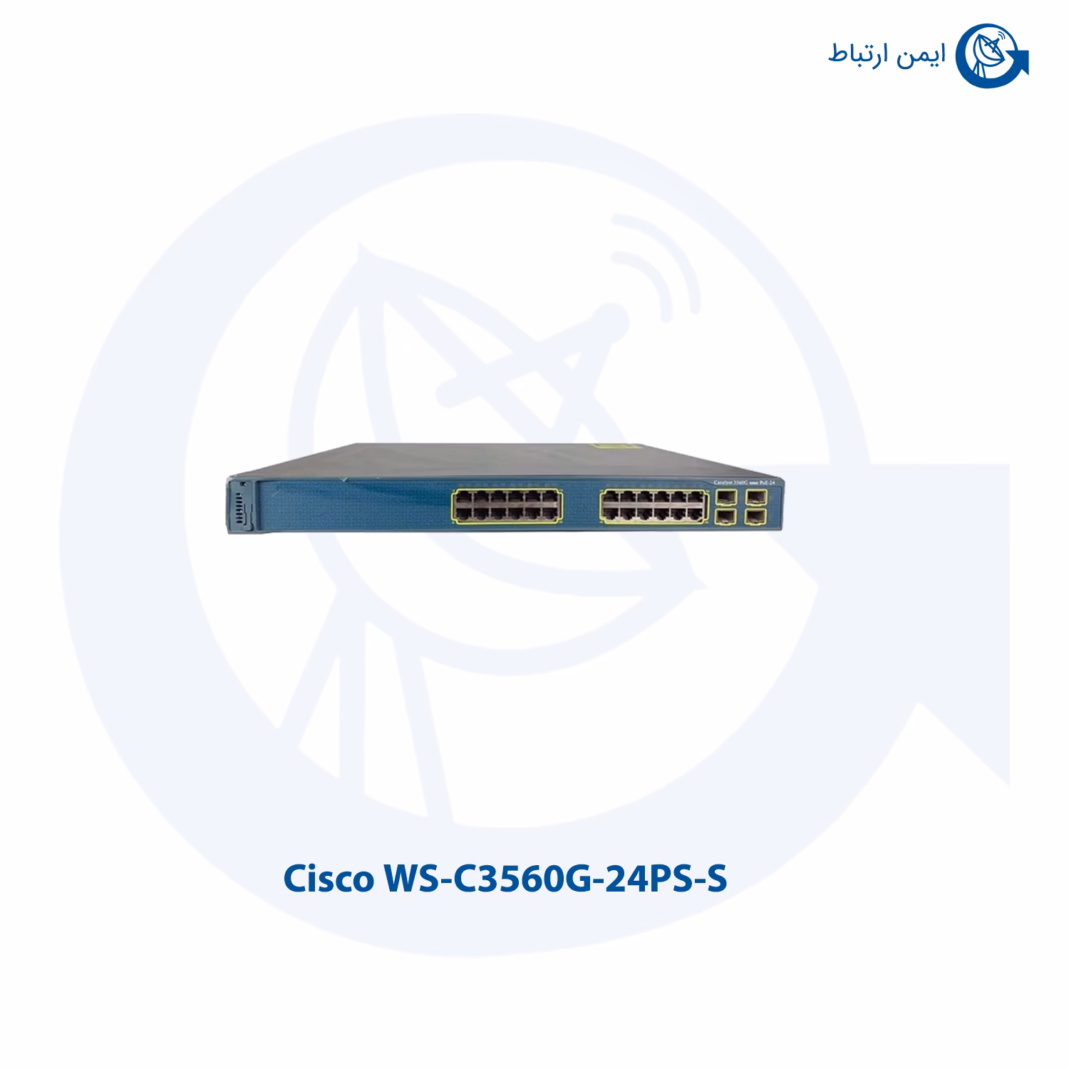 سوئیچ شبکه سیسکو مدل WS-C3560G-24PS-S