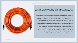 در عکس پچ کورد نگزنس Cat6 UTP با روکش PVC ملاحظه مینمایید