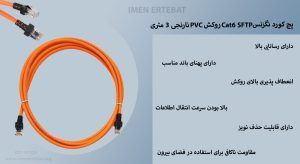 در تصویر پچ کورد نگزنس Cat6 SFTP را با رنگ نارنجی مشاهده مینمایید