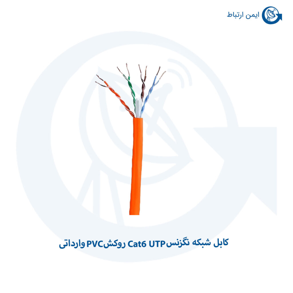 کابل شبکه نگزنس Cat6 UTP روکش PVC وارداتی