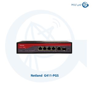 سوئیچ شبکه نت لند مدل G411-PGS