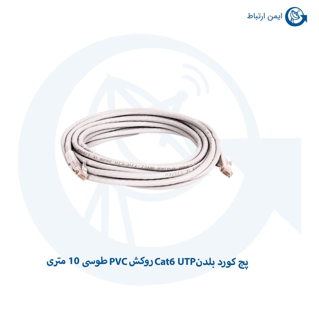 پچ کورد بلدن Cat6 UTP روکش PVC طوسی