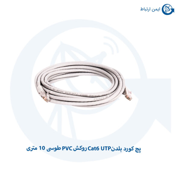 پچ کورد بلدن Cat6 UTP روکش PVC طوسی