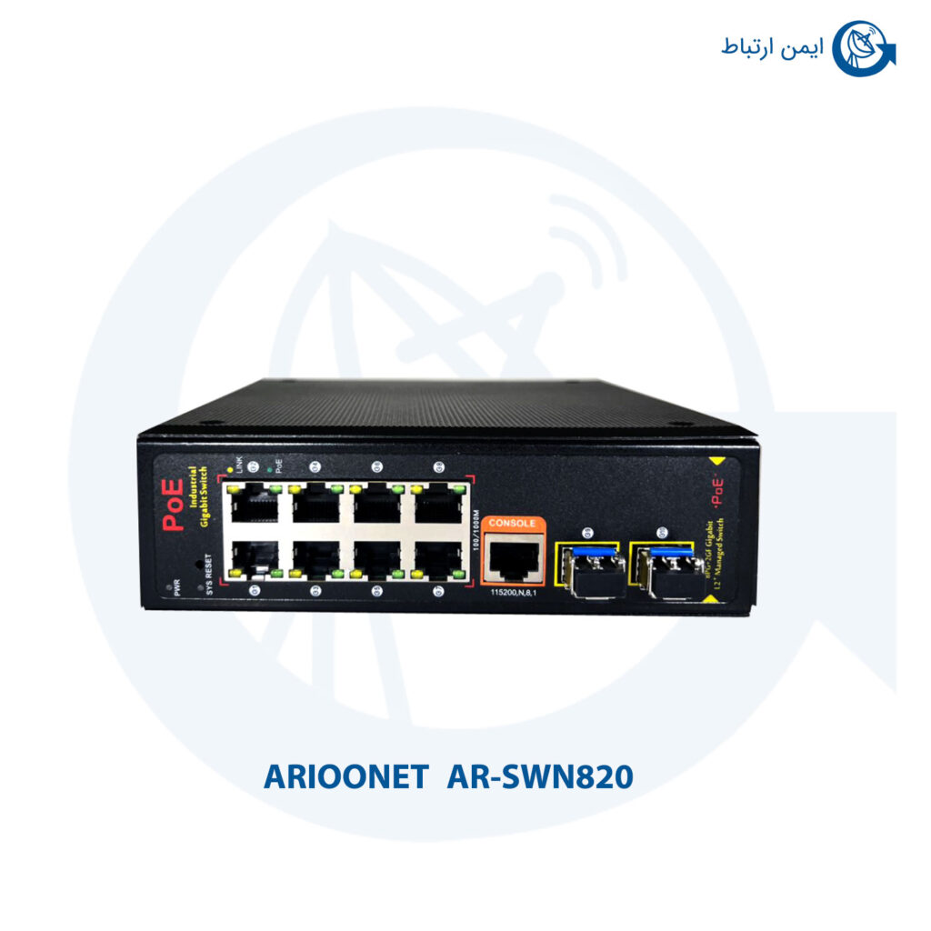 سوئیچ صنعتی آریونت AR-SWN820