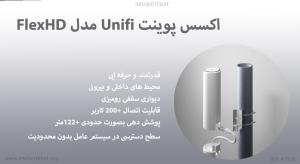  در این تصویر اکسس پوینت Unifi مدل FlexHD را مشاهده می کنید.