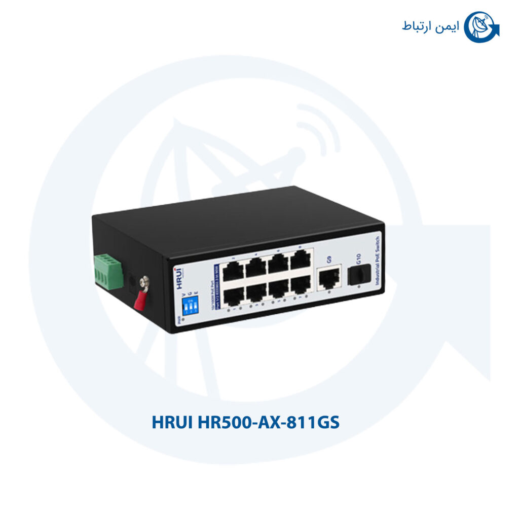 سوئیچ شبکه HRUI مدل HR500-AX-811GS