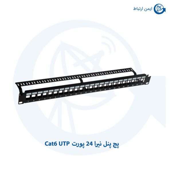 پچ پنل نیرا 24 پورت Cat6 UTP