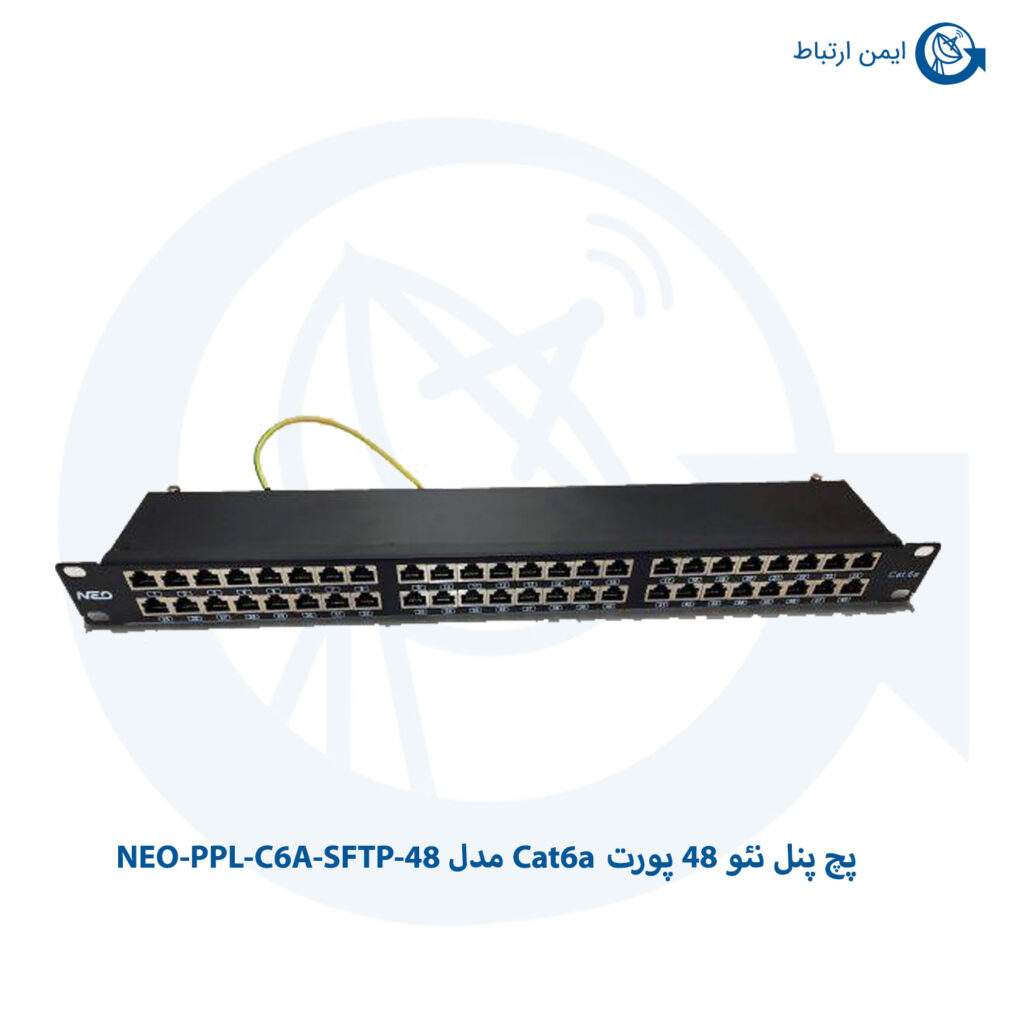 پچ پنل نئو 48 پورت NEO-PPL-C6A-SFTP-48