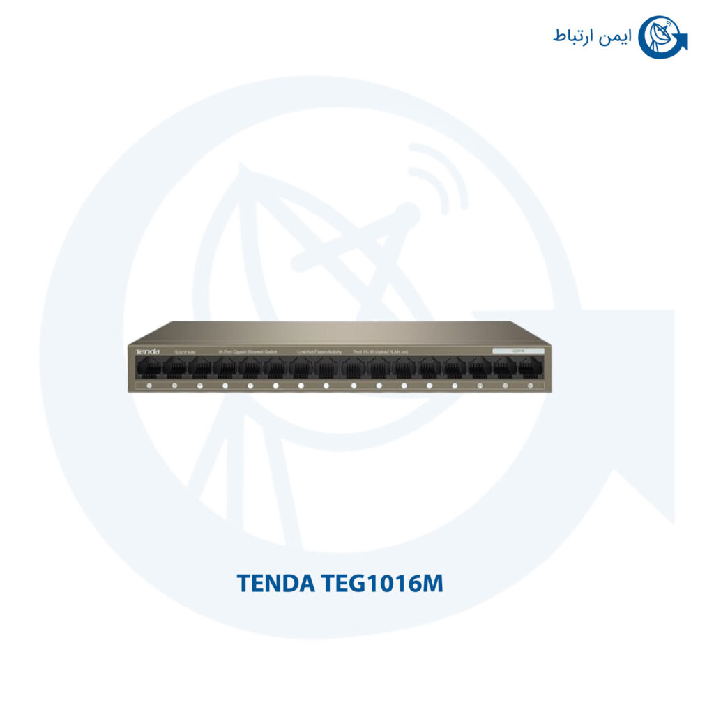 سوئیچ شبکه تندا مدل TEG1016M