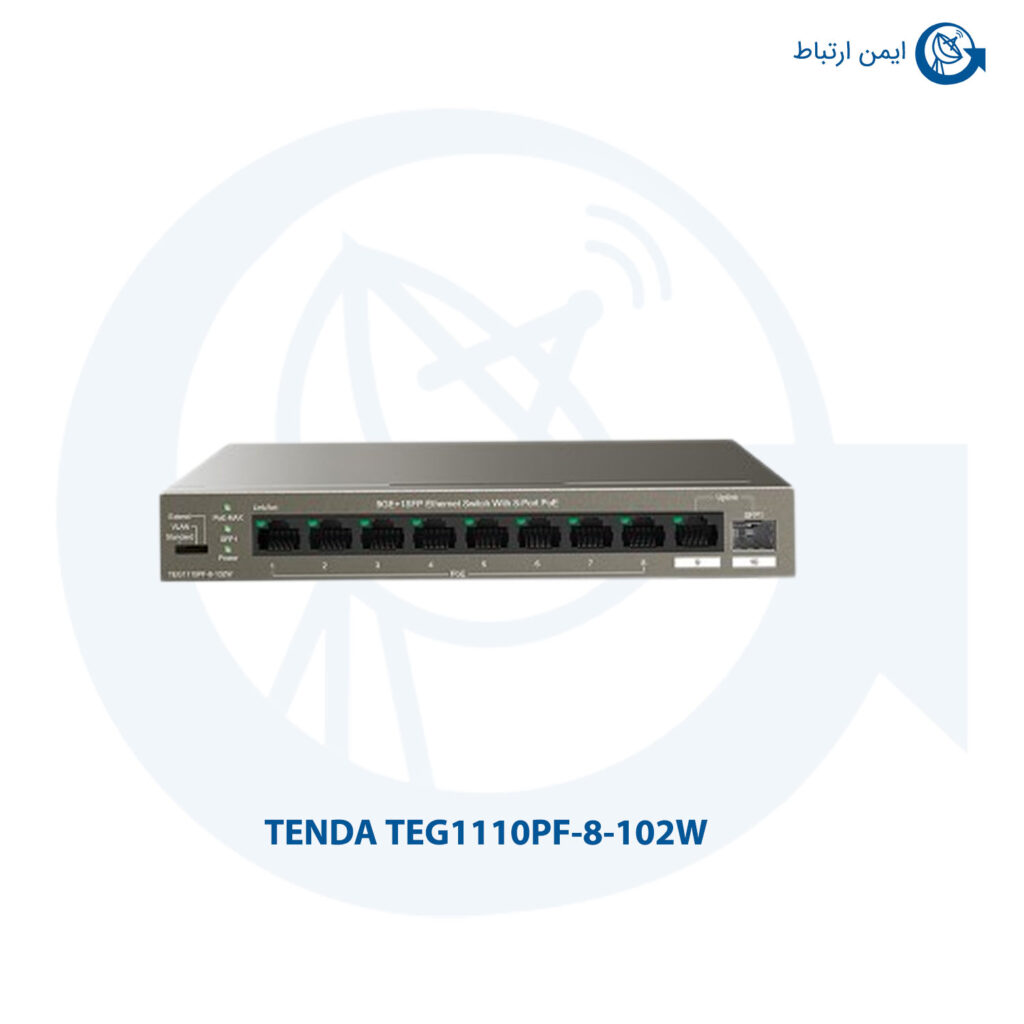 سوئیچ شبکه تندا مدل TEG1110PF-8-102W