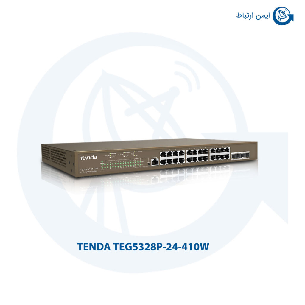 سوئیچ شبکه تندا مدل TEG5328P-24-410W