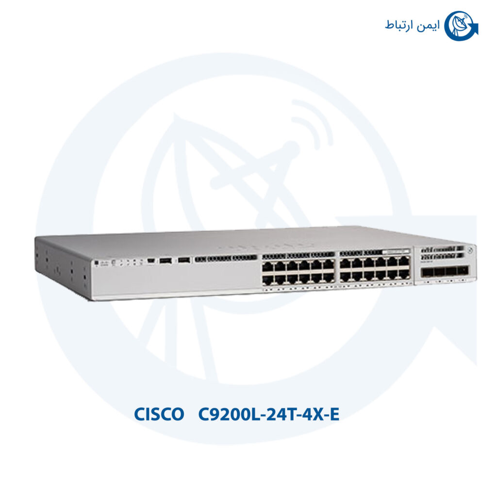 سوئیچ شبکه سیسکو C9200L-24T-4X-E