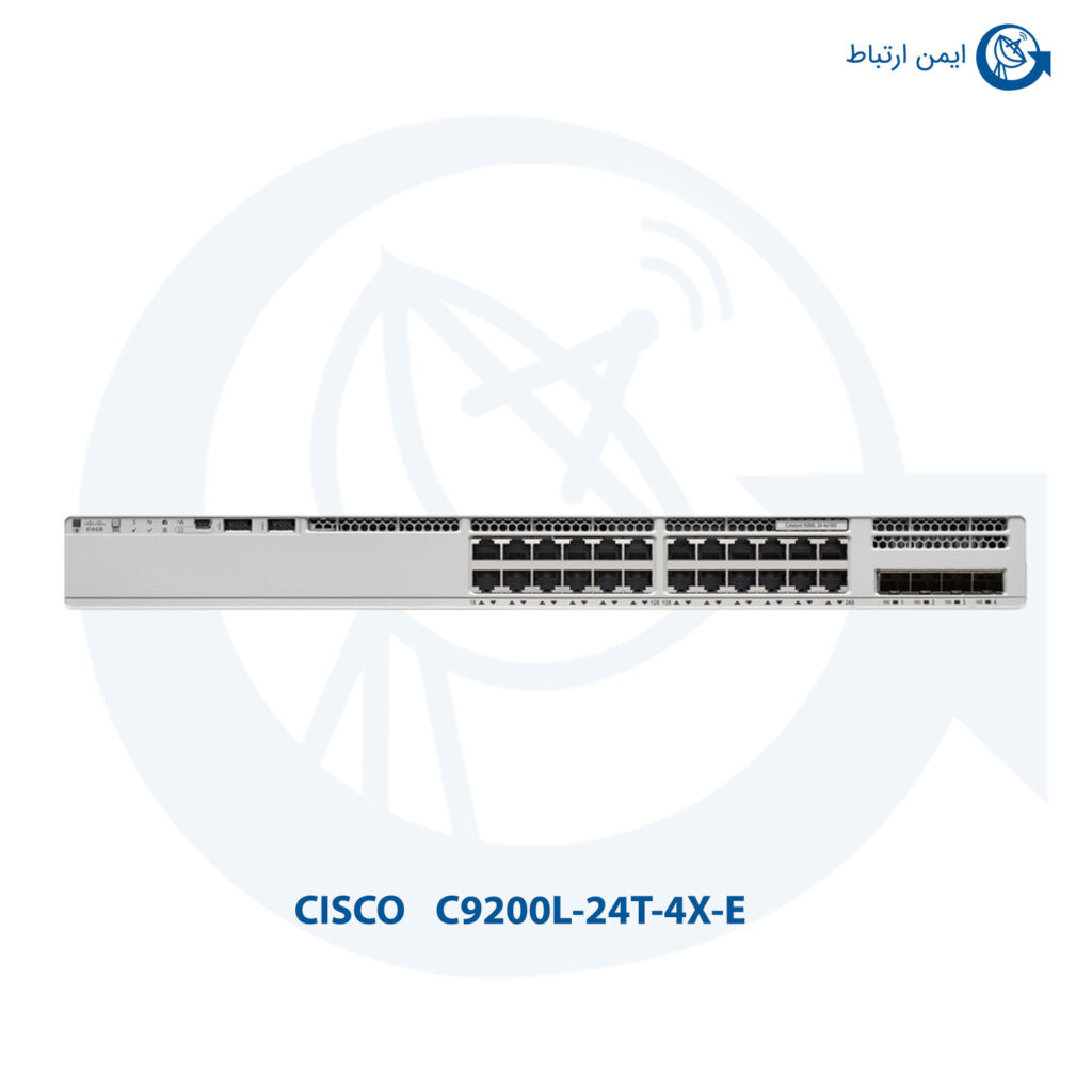 سوئیچ شبکه سیسکو مدل C9200L-24T-4X-E