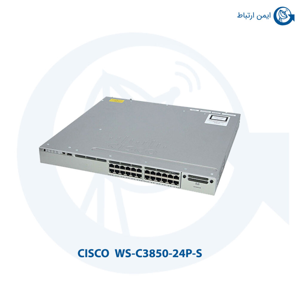 سوئیچ شبکه سیسکو مدل WS-C3850-24P-S