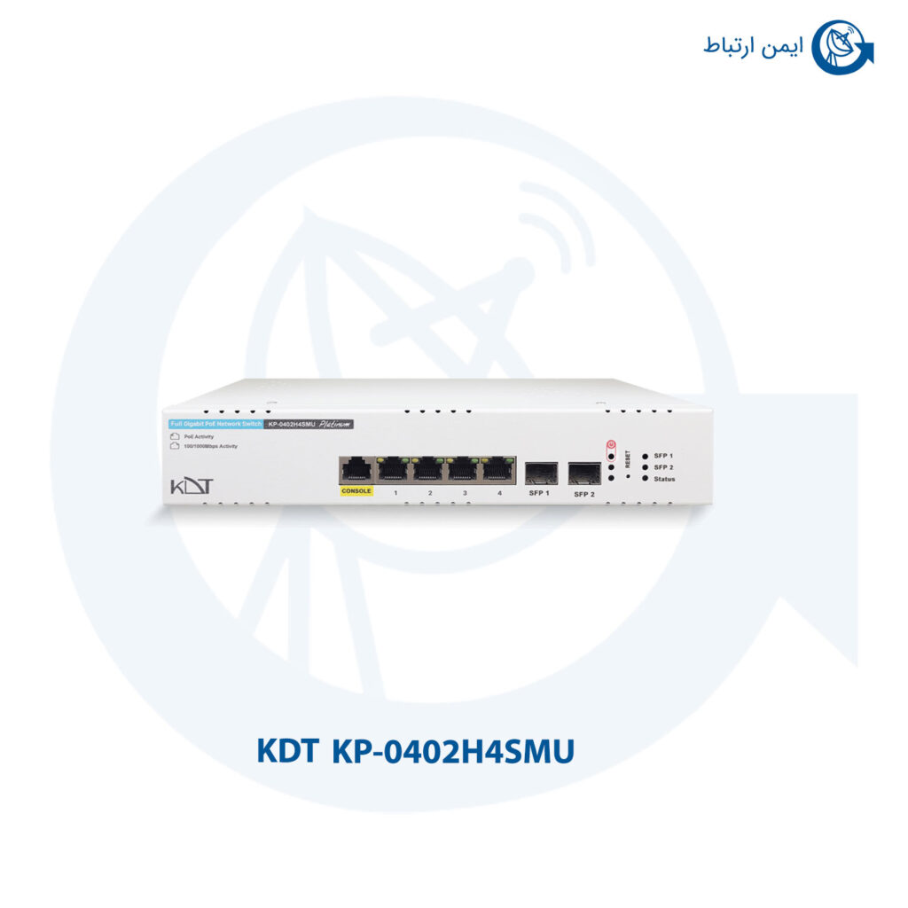 سوئیچ شبکه کی دی تی KP-0402H4SMU