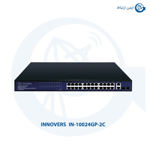 سوئیچ شبکه اینوورس مدل IN-10024GP-2C