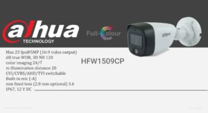 دوربین مداربسته داهوا مدل DH-HAC-HFW1509CP-LED 2 در این تصویرDH-HAC-HFW1509CP-LED را مشاهده می کنید که دارای لنز ثابت 3.6 میلی متر (اختیاری 2.8 میلی متر) می باشد