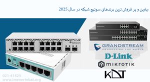 معرفی بهترین و پر فروش ترین مدل های سوئیچ شبکه در سال 2025 3 در تصویر مقاله معرفی بهترین و پر فروش ترین مدل های سوئیچ شبکه در سال 2025 با انواع برندهای سوئیچ شبکه را مشاهده می کنید