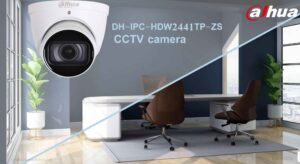 در این تصویر دوربین مداربسته DH-IPC-HDW2441TP-ZS که مجهز به سنسور تصویر قدرتمند 4 مگاپیکسلی می باشید را مشاهده می کنید 