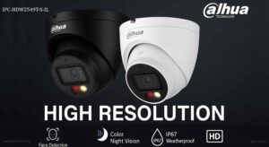 در این تصویر دوربین مداربسته داهوا مدل IPC-HDW2549T-S-IL را مشاهده می کنید که دارای حسگر تصویر CMOS با وضوح ۵ مگاپیکسل است