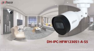 در این تصویر دوربین مداربسته داهوا مدل IPC-HFW1230S1P-A-S5 با کیفیت 2mp را مشاهده می کنید