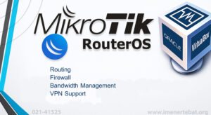 در این تصویر سیستم عامل RouterOS میکروتیک و قابلیت های آن را مشاهده می کنید