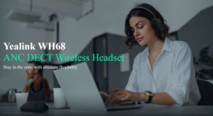 هدست یالینک مدل WH68 1 در این تصویر شاهد هدست یالینک مدل WH68 که دارای فناوری حذف نویز می باشد