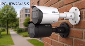 در این تصویر دوربین مداربسته داهوا مدل IPC-HFW2841S-S را در دو رنگ مشکی و سفید مشاهده می کنید 