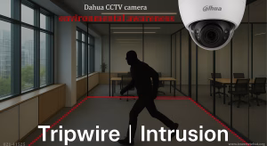 در این تصویر انواع هوشیاری محیطی در دوربین مداربسته داهوا سری pv از نوع TRIPWIRE را مشاهده می کنید