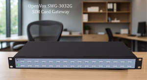 در این تصویر گیت وی سیم کارتی اپن وکس SWG-3032G را مشاهده می  کنید که ک دستگاه ارتباطی پیشرفته مبتنی بر فناوری GSM است