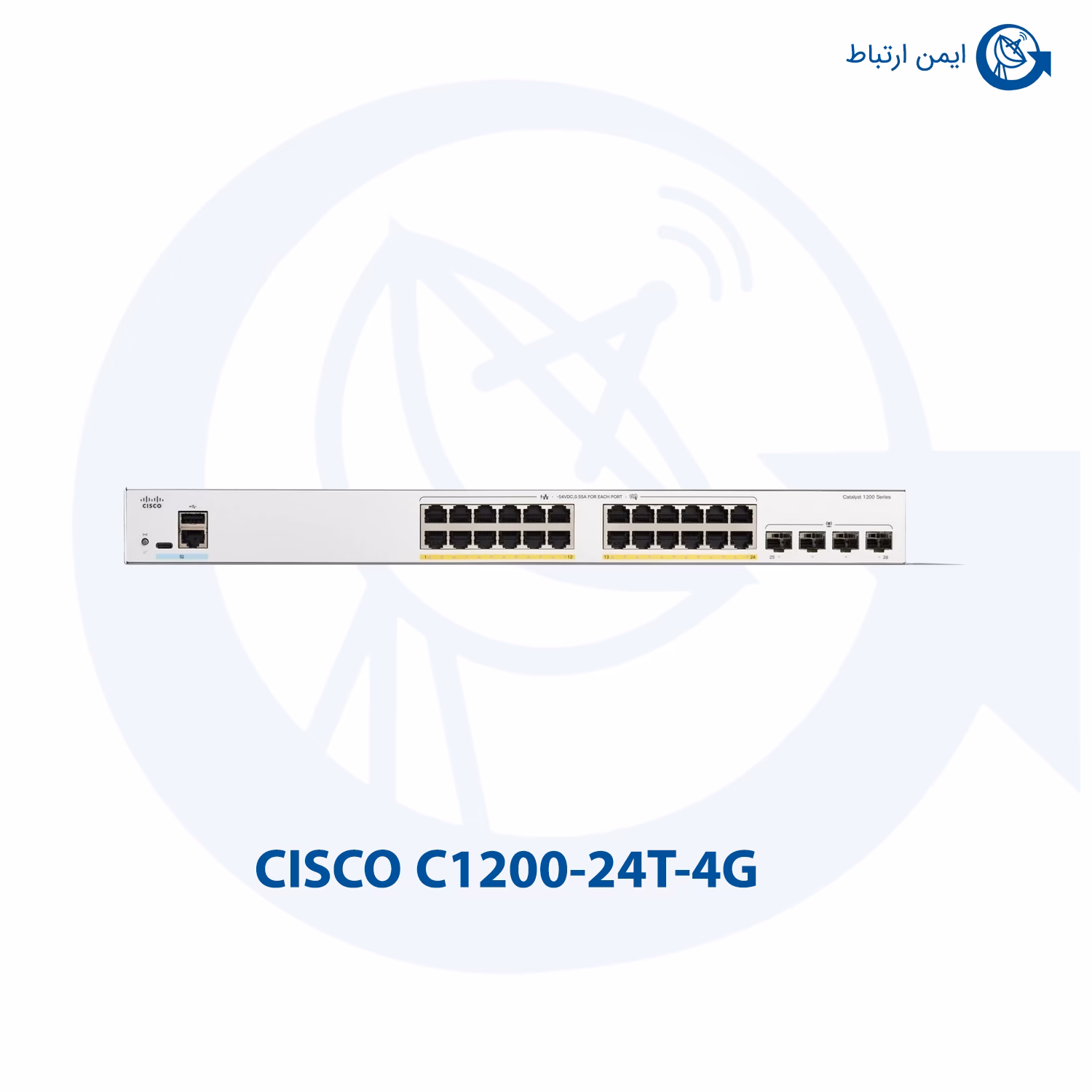 سوئیچ شبکه سیسکو مدل C1200-24T-4G