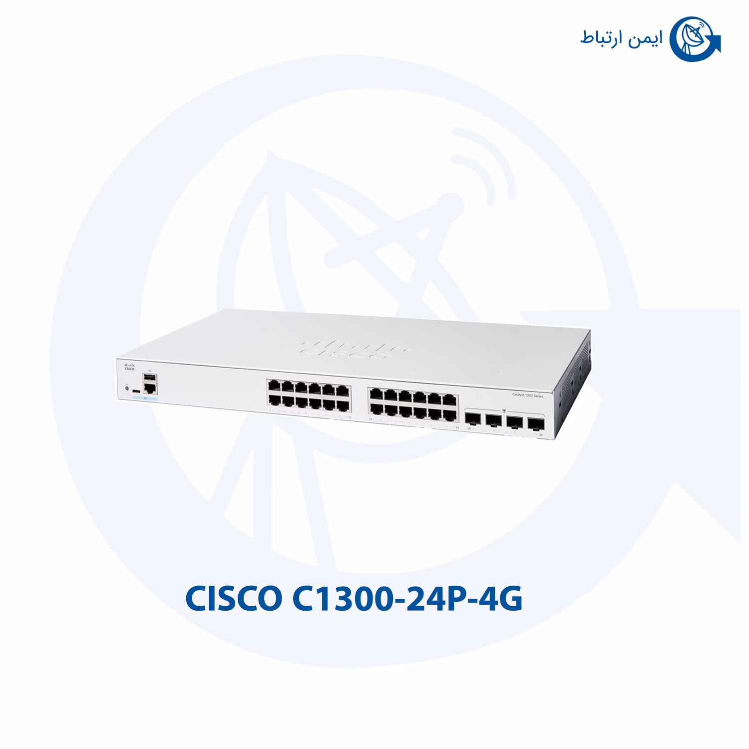 سوئیچ شبکه سیسکو مدل C1300-24P-4G
