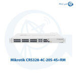 در این تصویر سوئیچ میکروتیک مدل CRS328-4C-20S-4S+RM