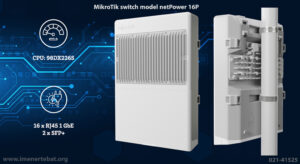 سوئیچ میکروتیک مدل netPower 16P 1 در این تصویر سوئیچ میکروتیک مدل netPower 16P که دارای 16 پورت 10/100/1000 است را مشاهده می کنید.