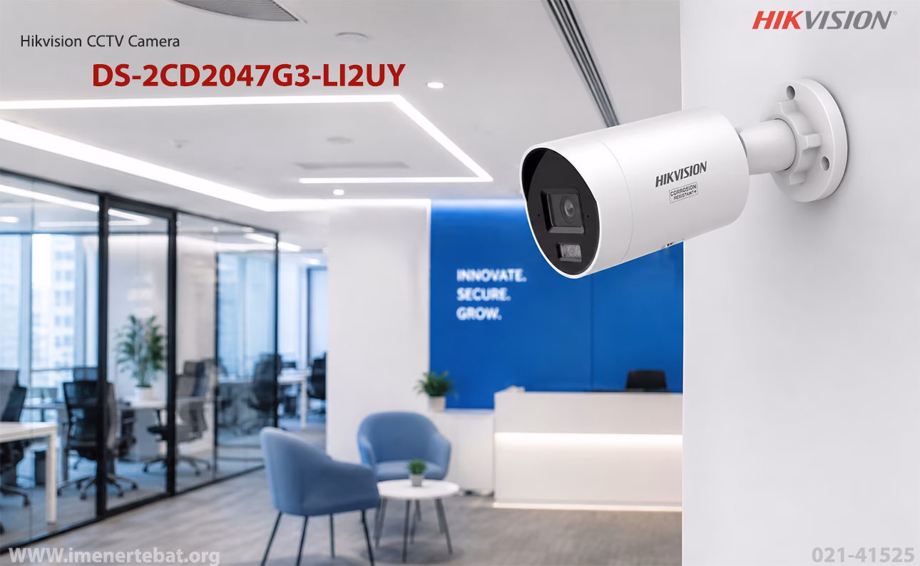 دوربین مداربسته هایک ویژن مدل DS-2CD2047G3-LI2UY 1 در این تصویر دوربین مداربسته هایک ویژن مدل DS-2CD2047G3-LI2UY که میکروفون داخلی دوگانه دارد را مشاهده می کنید